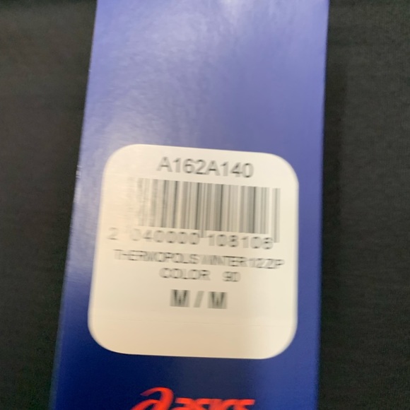 ASICS Aztecs Thermopolis Winter 1/2 Zip Performance Jacket Women's Sz M Black. - Picture 7 of 8